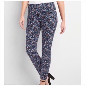 NWT Gap Signature Skinny Ankle Pant Floral  10P